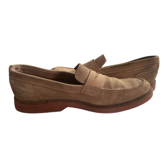 Hackett London Richmond Driver Shoes Moccasin Slip On Loafer Tan Mens Shoes Sz 7 - Picture 2 of 12